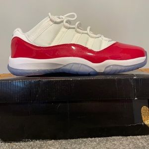 jordan 11 low cherry{read description}